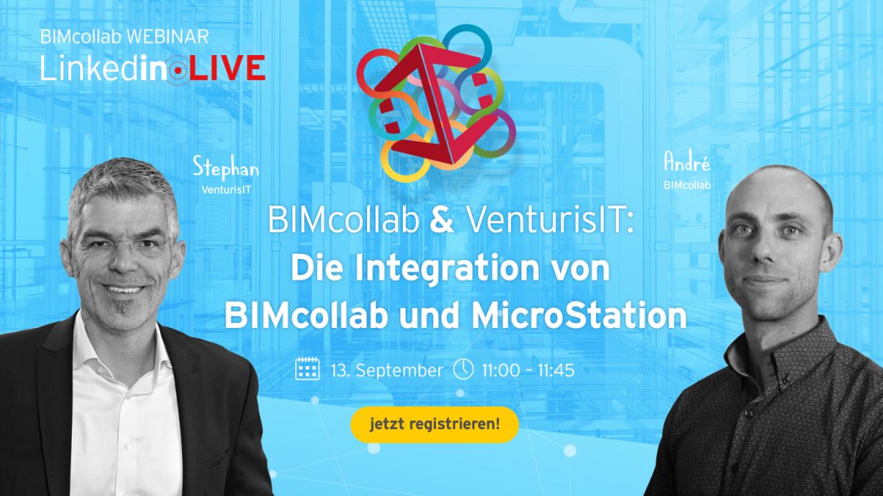 BIMcollab x VenturisIT: Die Integration von BIMcollab und MicroStation