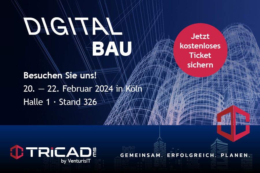 Wenn die digitalBAU Köln auf TRICAD MS trifft: Februar-Highlights