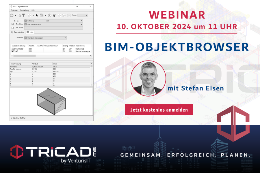 Webinar: Optimieren Sie Ihre BIM-Planung mit unserem BIM-Objektbrowser!