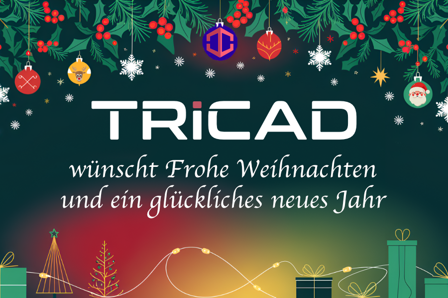 Fröhliche Weihnachten und ein glückliches neues Jahr