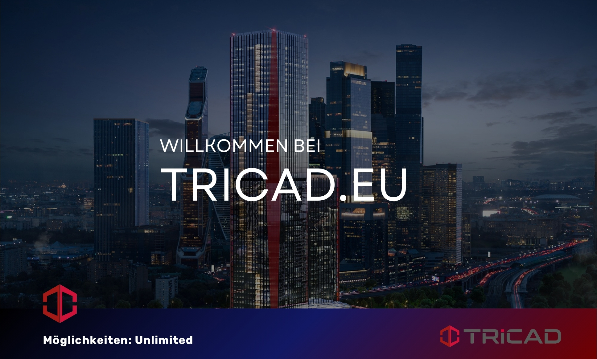 Von Frankfurt ins Web: Willkommen bei TRICAD auf www.tricad.eu